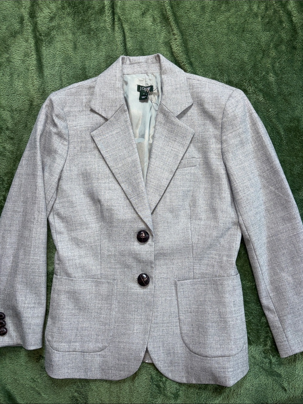 J. Crew Light Gray Women's Blazer